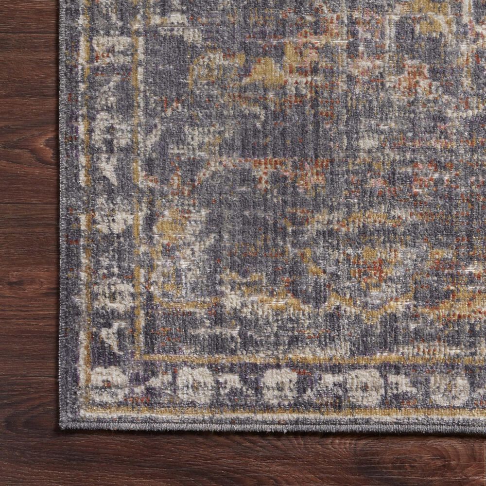 Chris Loves Julia x Loloi Rosemarie 2&#39;7&quot; x 4&#39; Graphite and Multicolor Area Rug, , large