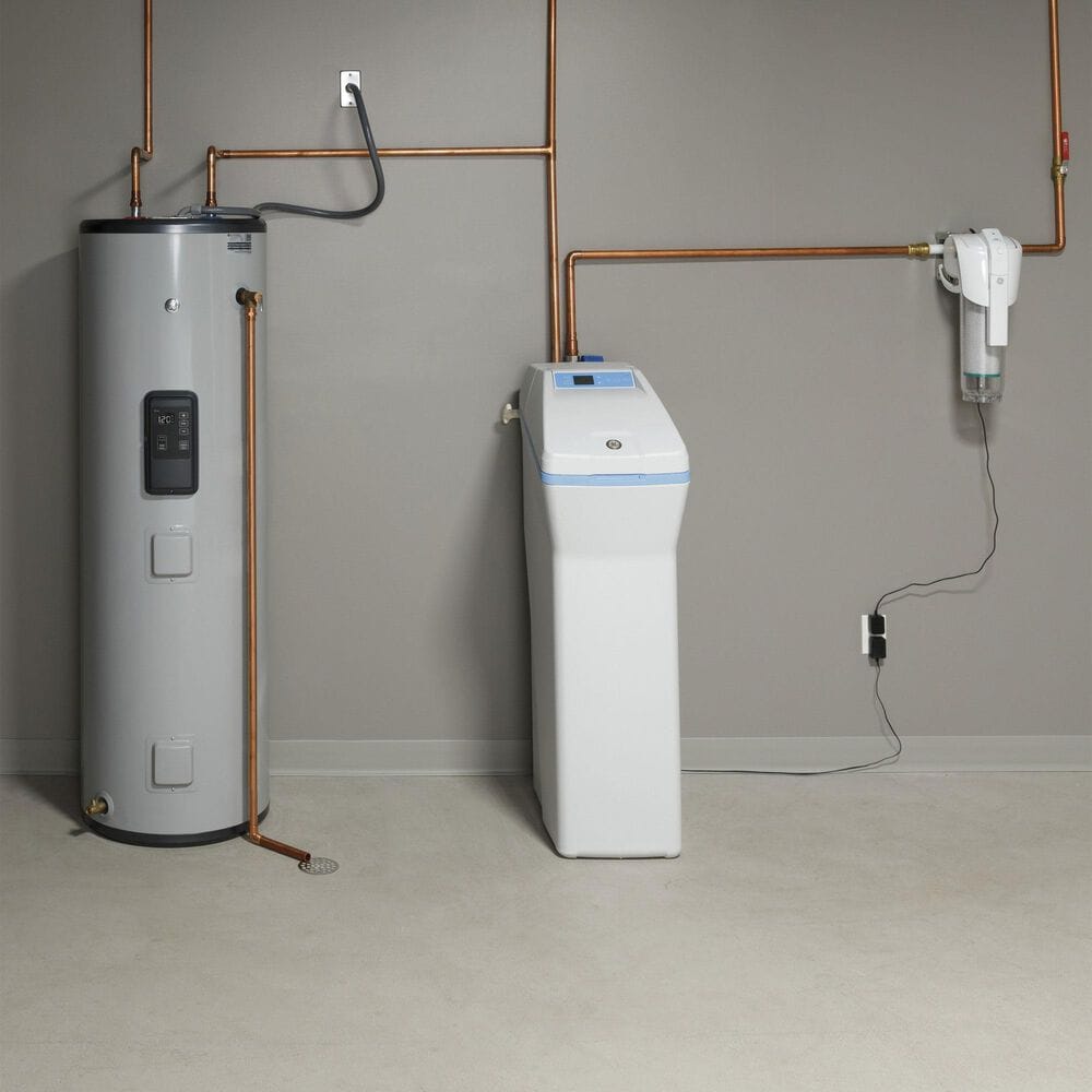 GE Appliances 40-Gallon Smart Tall Electric Water Heater in Gray, , large