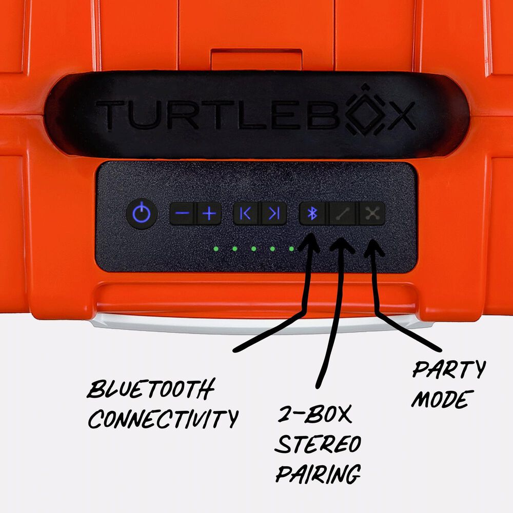 Turtlebox Audio Original Gen 3 Outdoor Speaker in Orange, , large