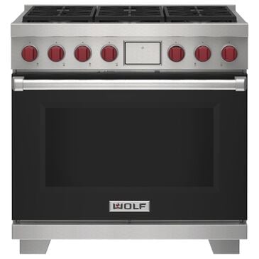 Wolf Appliances 6.3 Cu. Ft. Freestanding Dual Fuel Range with Natural Gas in Black, , large