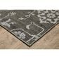 Oriental Weavers Intrigue INT09 9"10" x 12"10" Grey Area Rug, , large