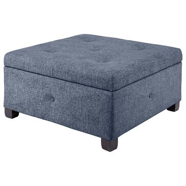 Hampton Park Aspen Storage Ottoman in Blue, , large