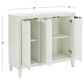Linon Home Decor Miles 3-Door Accent Cabinet in Antique White, , large