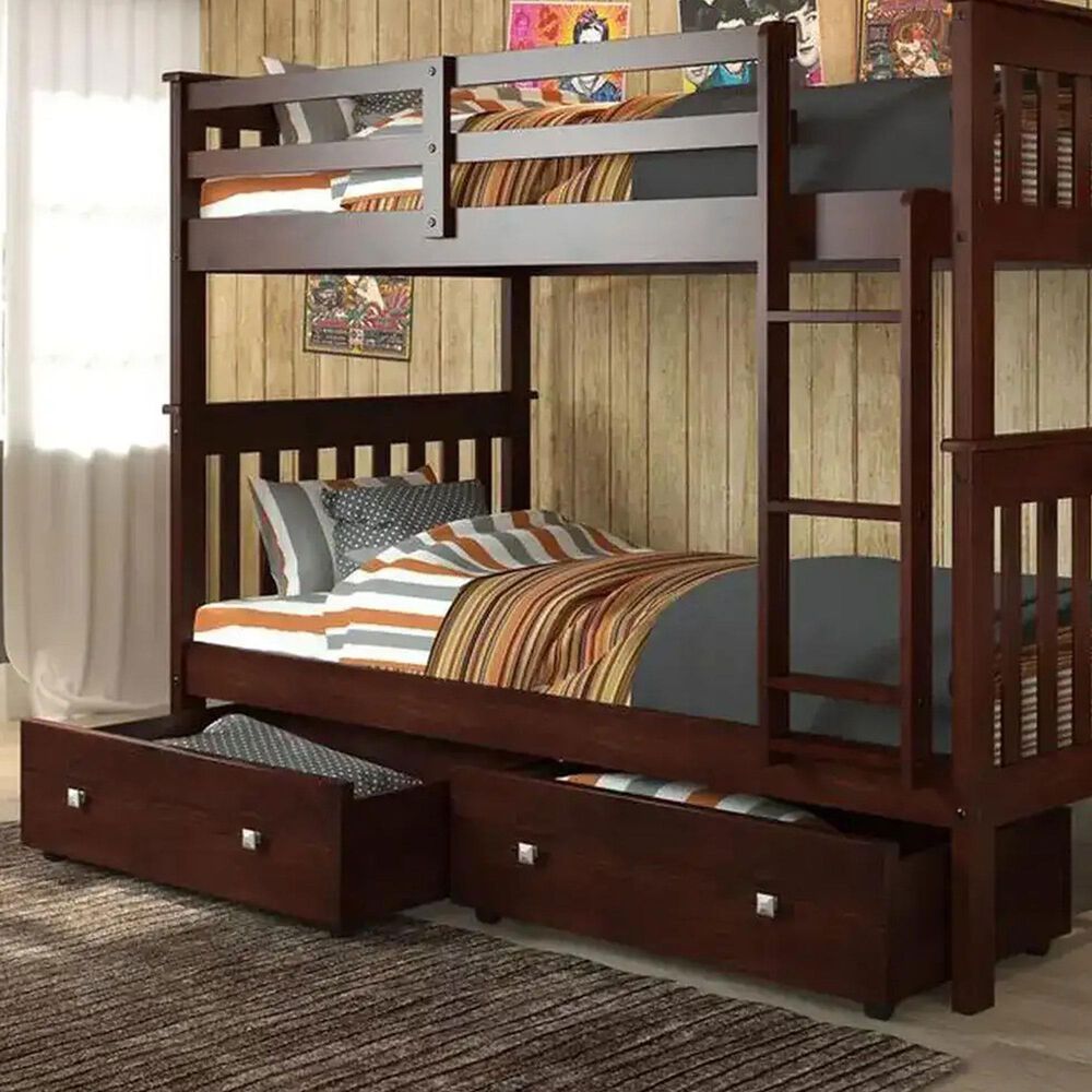 Forest Grove Dual Underbed Drawers in Cappuccino, , large