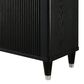 Crown Mark Britany 79" TV Stand in Black, , large