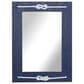 Maple and Jade 31" Rectangular Wall Mirror with Knotted Rope in Distressed Blue, , large