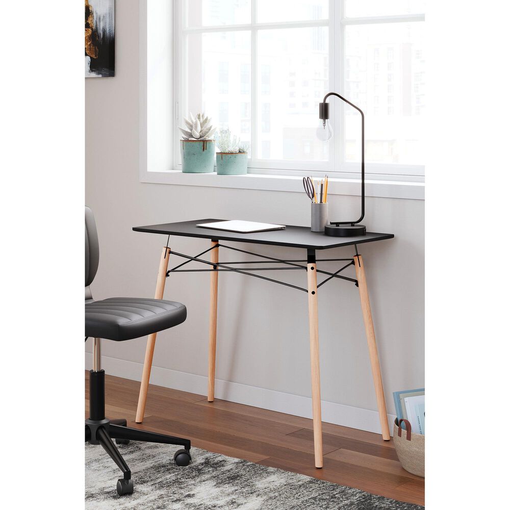 Ashley Jaspeni Writing Desk in Black and Natural, , large