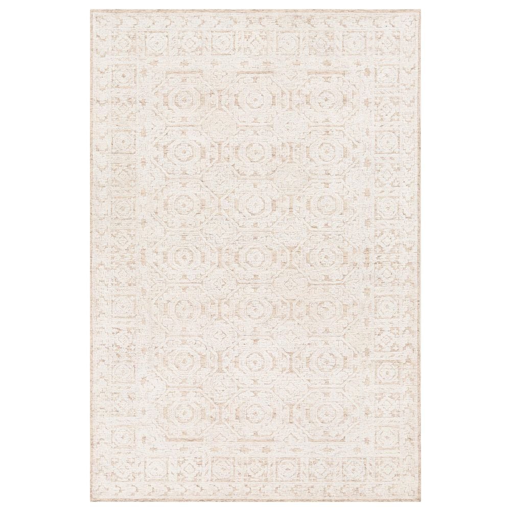 Surya Louvre LOU-2301 5" x 7"6" Khaki and Cream Area Rug, , large