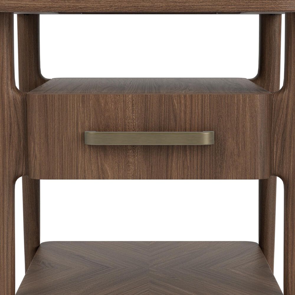 Riverside Furniture Delia End Table in Nouveau Walnut, , large