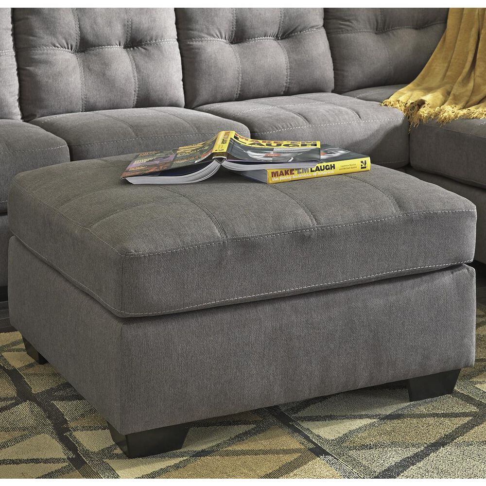 Benchcraft Maier Accent Ottoman in Charcoal, , large