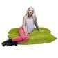 Jaxx 3.5" Pillow Kids Bean Bag in Lime, , large