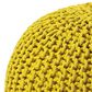Butler Pincushion Pouffe in Yellow, , large