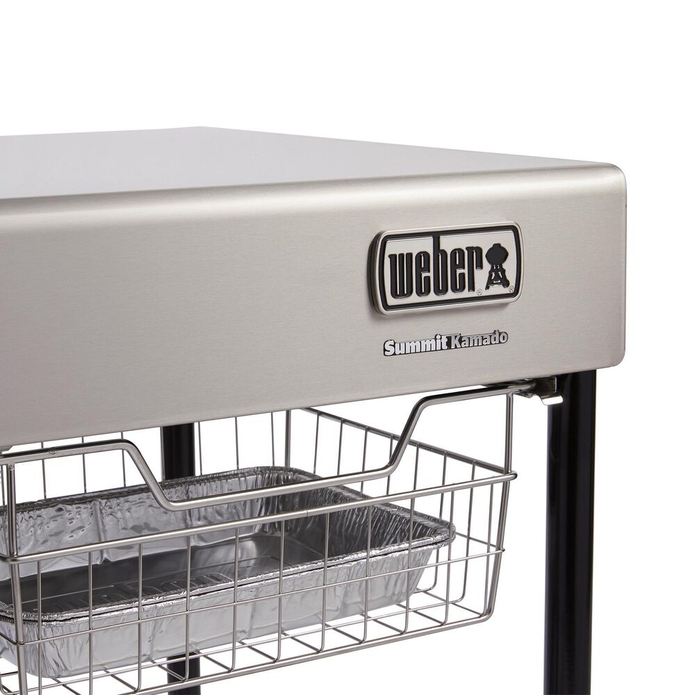 Weber Summit Kamado S6 Freestanding Grill in Black, , large