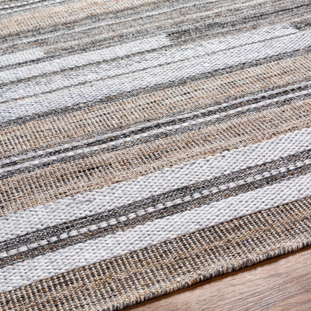Surya Azalea 2&#39; x 3&#39; Black, Taupe, White and Brown Area Rug, , large
