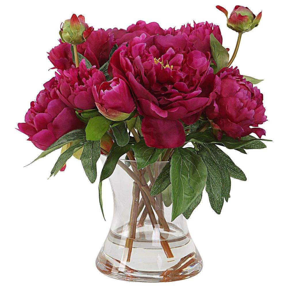 Uttermost Prima Peony Bouquet in Fuchsia, , large