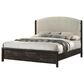 Crown Mark Ethel King Bed with Two Nightstands in Dark Brown, , large