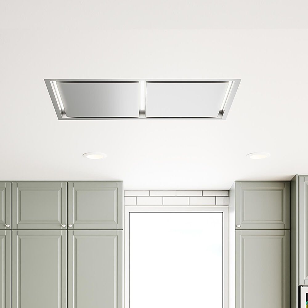 Zephyr Lux 43&quot; Convertible Island Range Hood in Stainless Steel, , large
