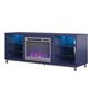 Ameriwood Home Lumina Deluxe Fireplace TV Stand in Navy, , large
