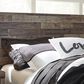 Ashley Derekson 4 Piece Twin Panel Bedroom Set in Gray, , large