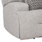 Ashley Acklen Place 2-Piece Power Symmetrical Reclining Sectional Loveseat in Pewter, , large