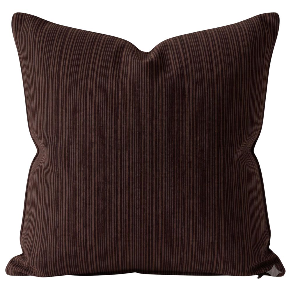 Valdese Weavers Carmona 20" Square Throw Pillow in Eggplant, , large