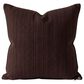 Valdese Weavers Carmona 20" Square Throw Pillow in Eggplant, , large