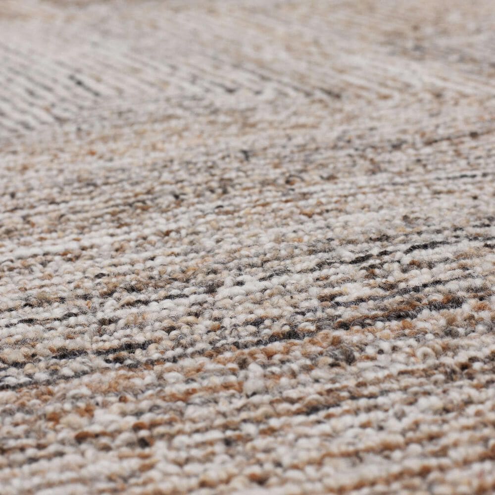 Karastan Forsyth Park Cloverdale Beige Steel 5'3" x 7'10" Area Rug, , large