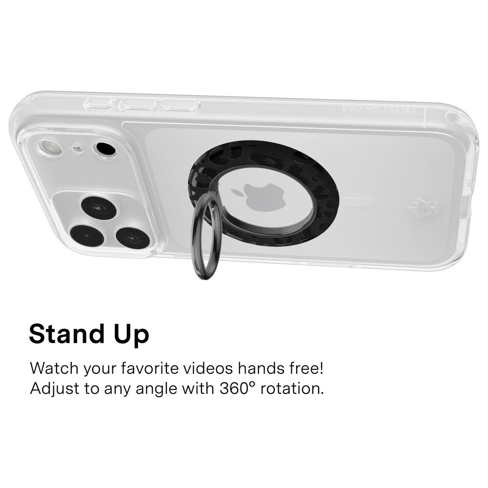 Velvet Caviar Gift Set with MagSafe Wallet, Grip Ring, Phone Charm in Black Leopard, , large
