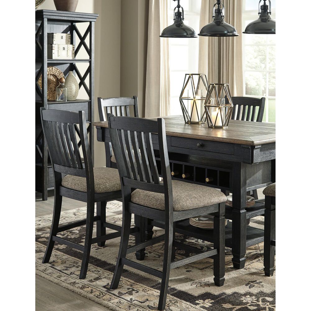 Ashley Tyler Creek Counter Height Table in Textured Black, , large