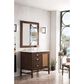 James Martin Vanities Addison 36" Rectangular Mirror in Mid Century Acacia, , large