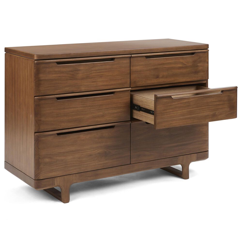 Maxi Cosi Embraced Forms Convertible Crib and Dresser 2-Piece Nursery Set in Chestnut, , large