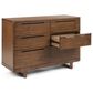 Maxi Cosi Embraced Forms Convertible Crib and Dresser 2-Piece Nursery Set in Chestnut, , large