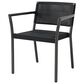 Ebel Outdoor Furniture Orleans Patio Arm Chair in Coal and Smoke, , large