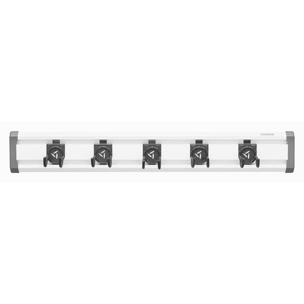Gladiator 42 in. L GearTrack Garage Track Storage System with 5-Hooks, , large