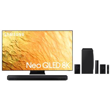 Samsung 75" Class QN800B 8K QLED HDR - Smart TV with 9.1.2 Channel Soundbar, , large