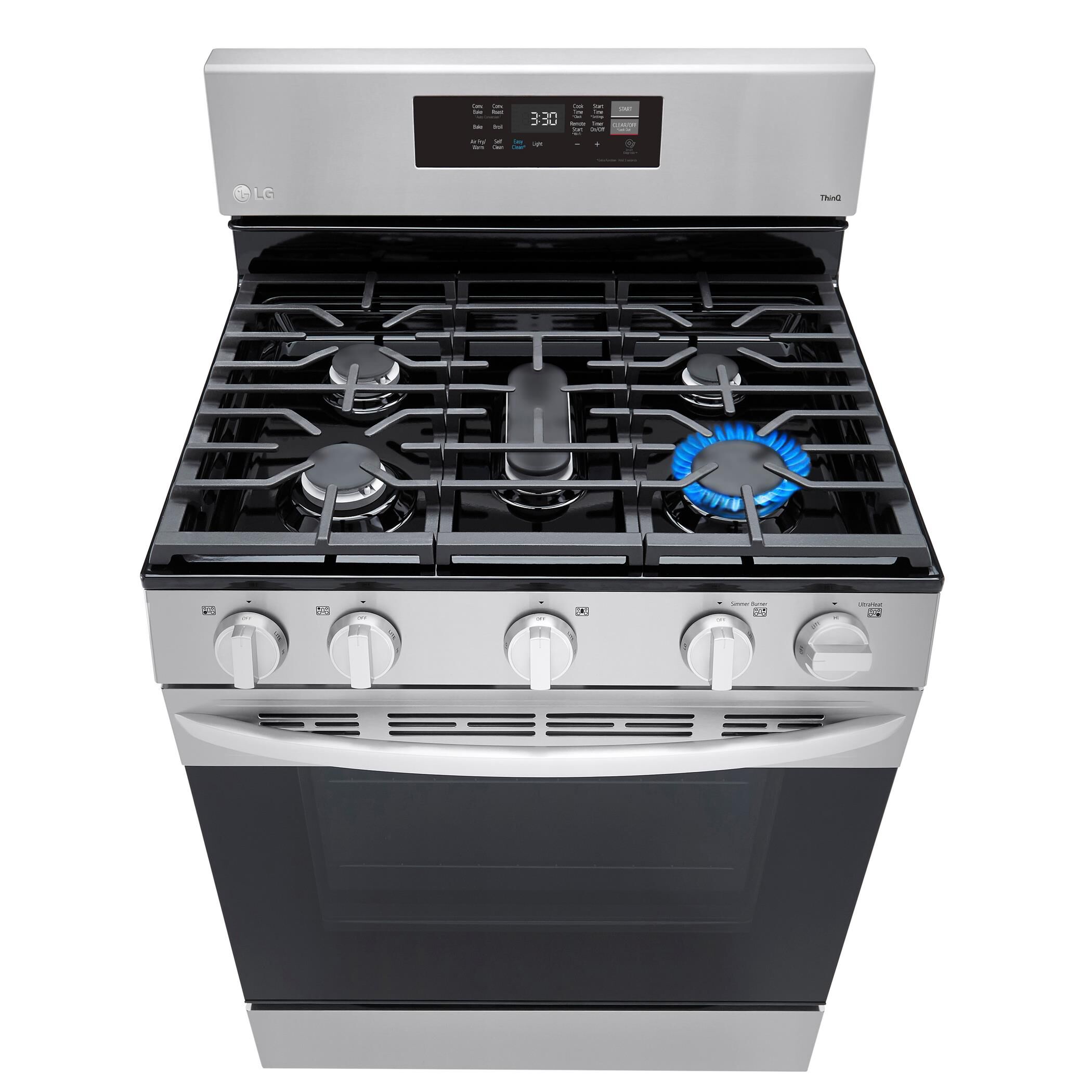 LG 5.8 Cu. Ft. Smart Wi Fi Freestanding Gas Range in Stainless