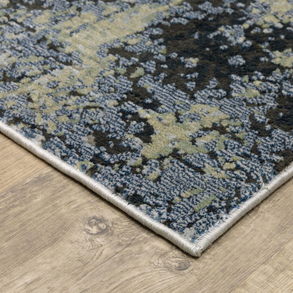 Oriental Weavers Caravan Brush Up 2&#39;3&quot; x 7&#39;6&quot; Blue and Green Runner, , large