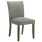 Coaster Cantley Dining Side Chair with Grey Cushion in Rich Brown, , large