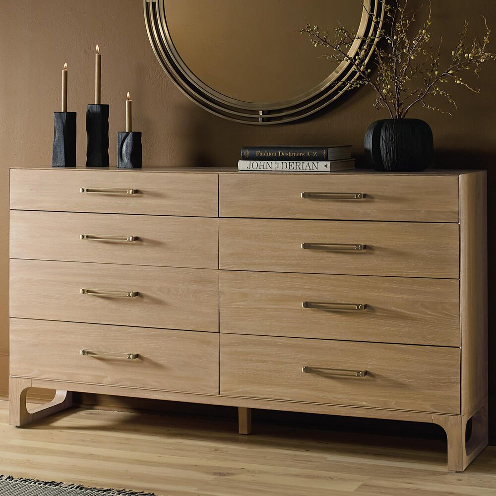 Hooker Furniture Banyon Bay 8-Drawer Dresser in Desert Oak, , large