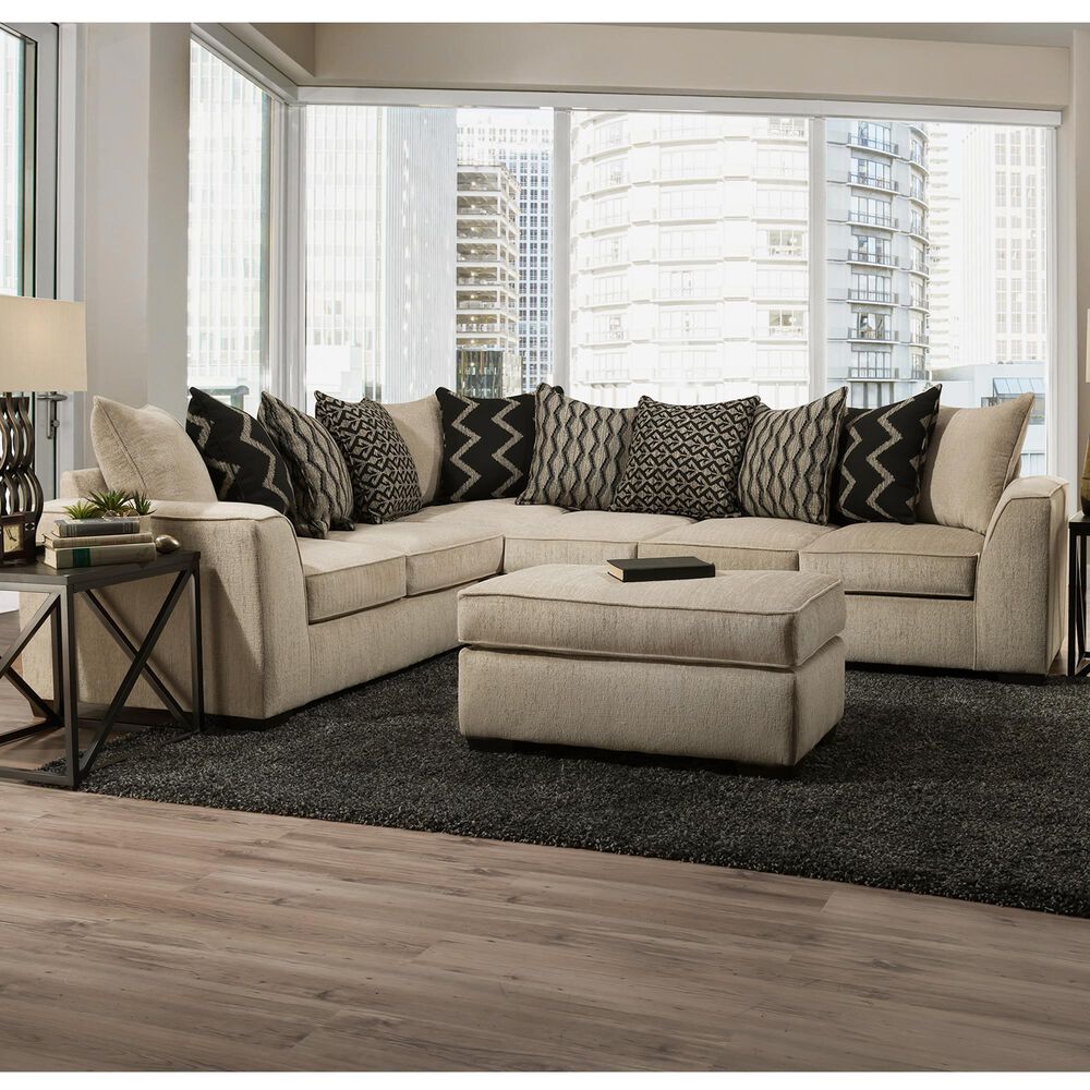 Southaven 2-Piece Sectional with Pillow Back in Fawn, , large