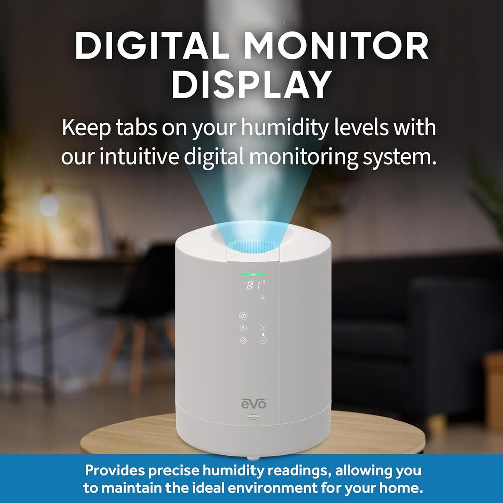 Shark EVO 6L Self-Sanitizing Pure Mist Humidifier in White, , large