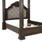 Ashley Maylee King Canopy Bed  in Dark Brown, , large