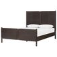 Four Hands Salado Upholstered Platform Queen Bed in Heirloom Cigar, , large
