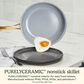Cuisinart 10-Piece Nonstick Stainless Steel Cookware Set in Matte White, , large
