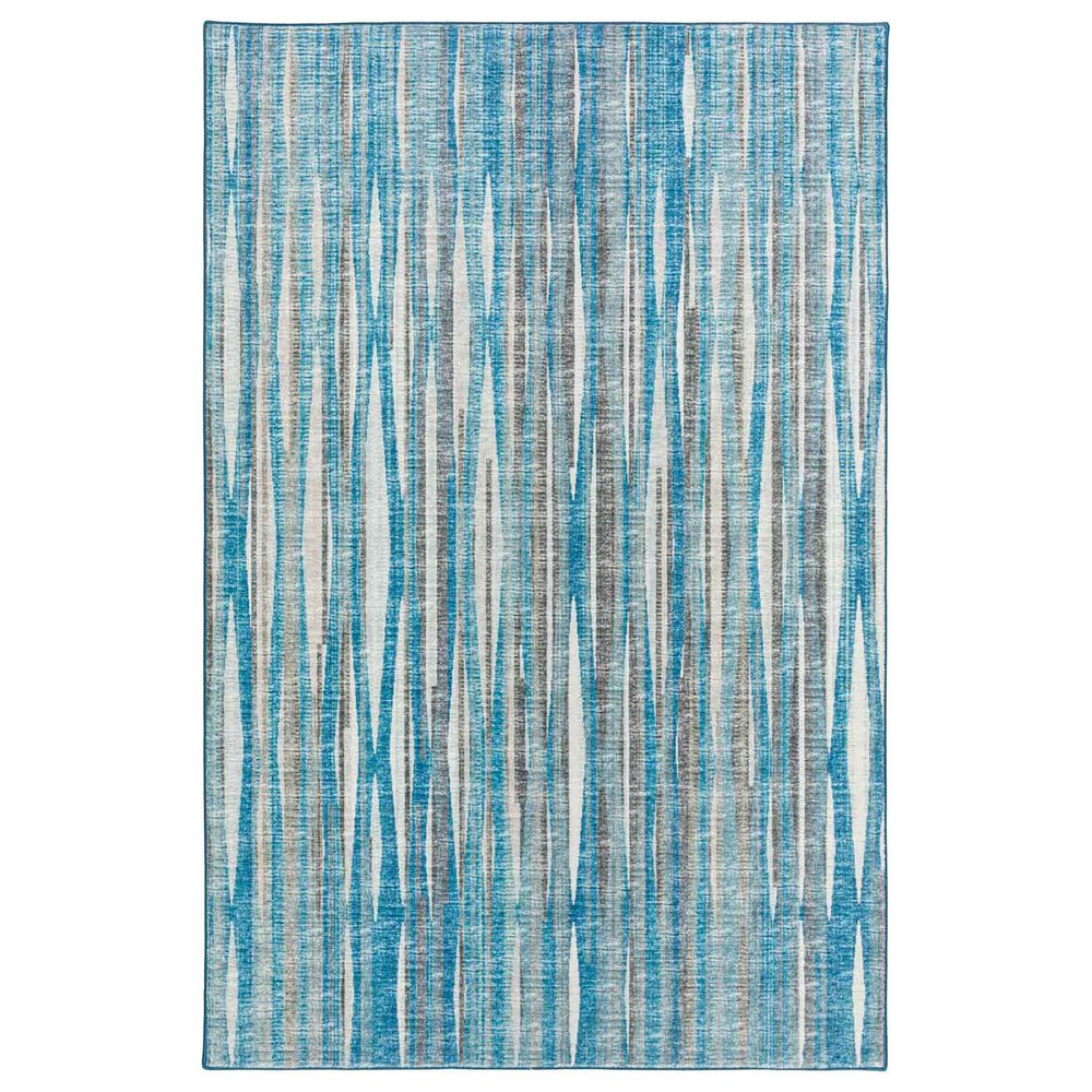 Dalyn Rug Company Amador 4" Round Sky Indoor/Outdoor Area Rug, , large