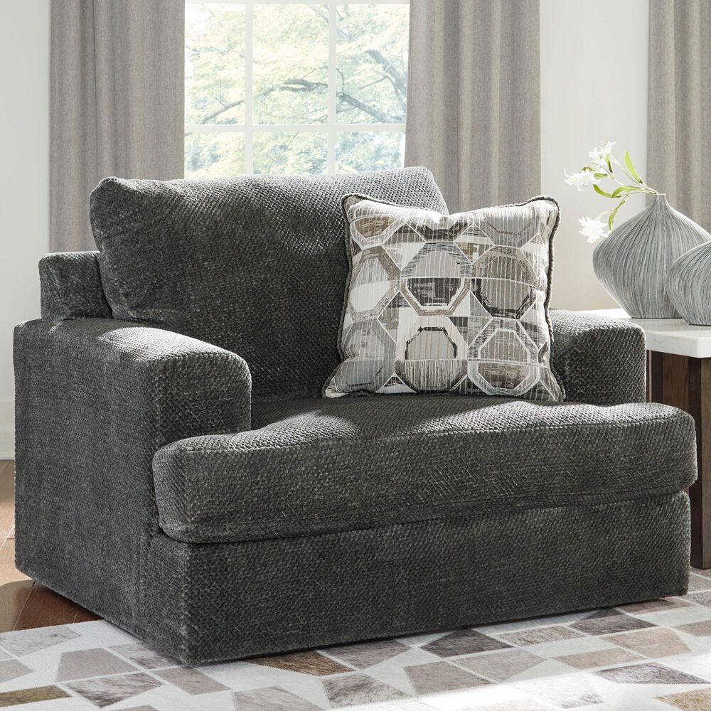 Ashley Karinne Oversized Chair in Smoke, , large