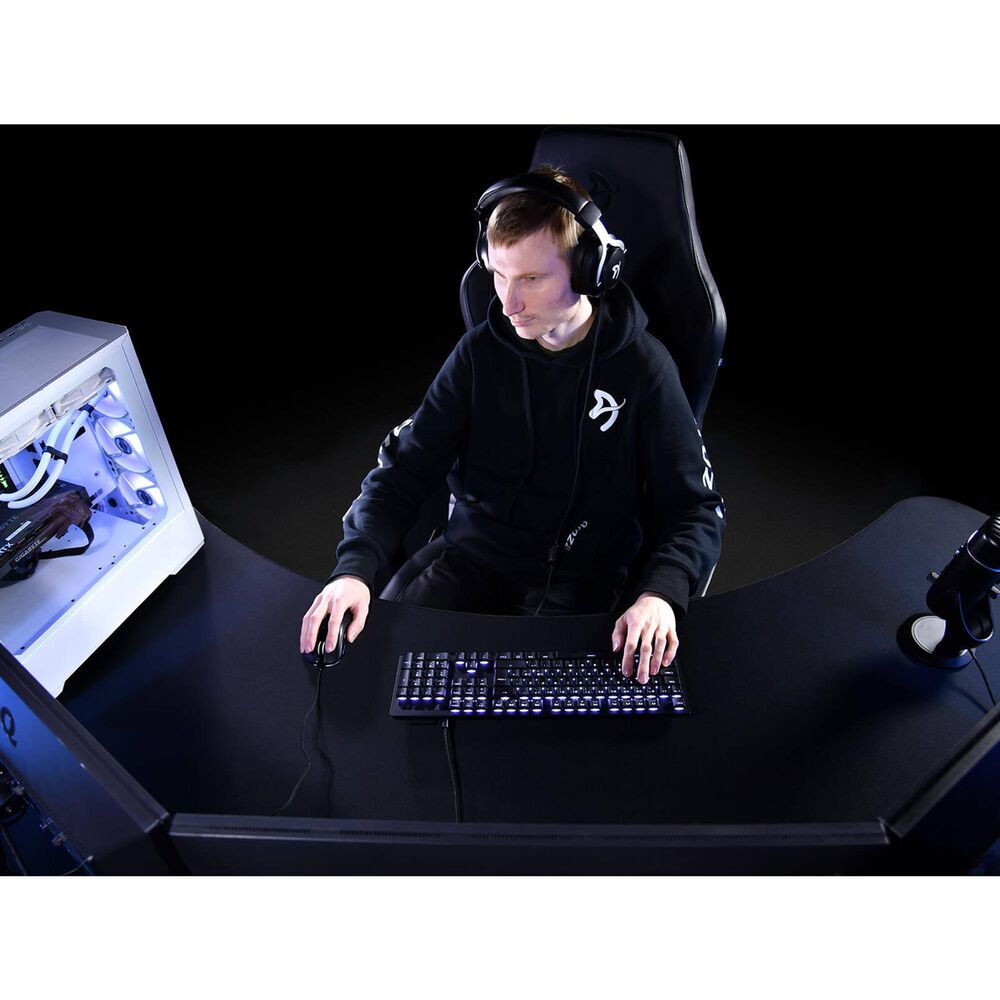 Arrozi Arena Angelo Gaming Desk in Pure Black, , large