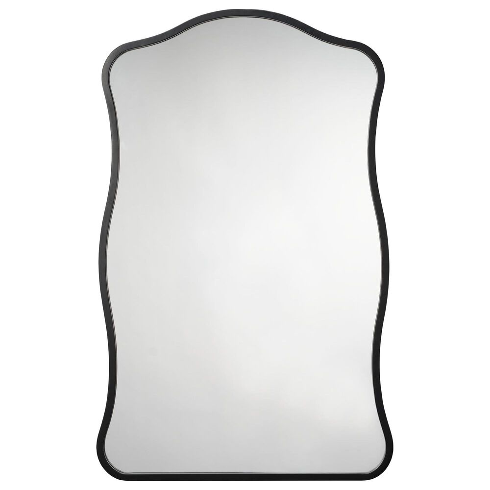Splendor Living Dunsmore Wavy Wall Mirror in Black, , large