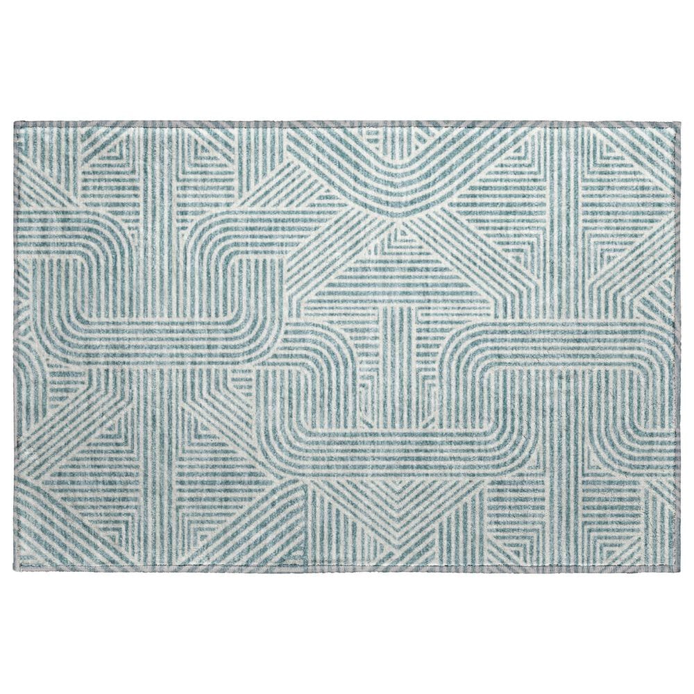 Dalyn Rug Company The Reserve TR14 Teal 1"8" x 2"6" Indoor/Outdoor Area Rug, , large
