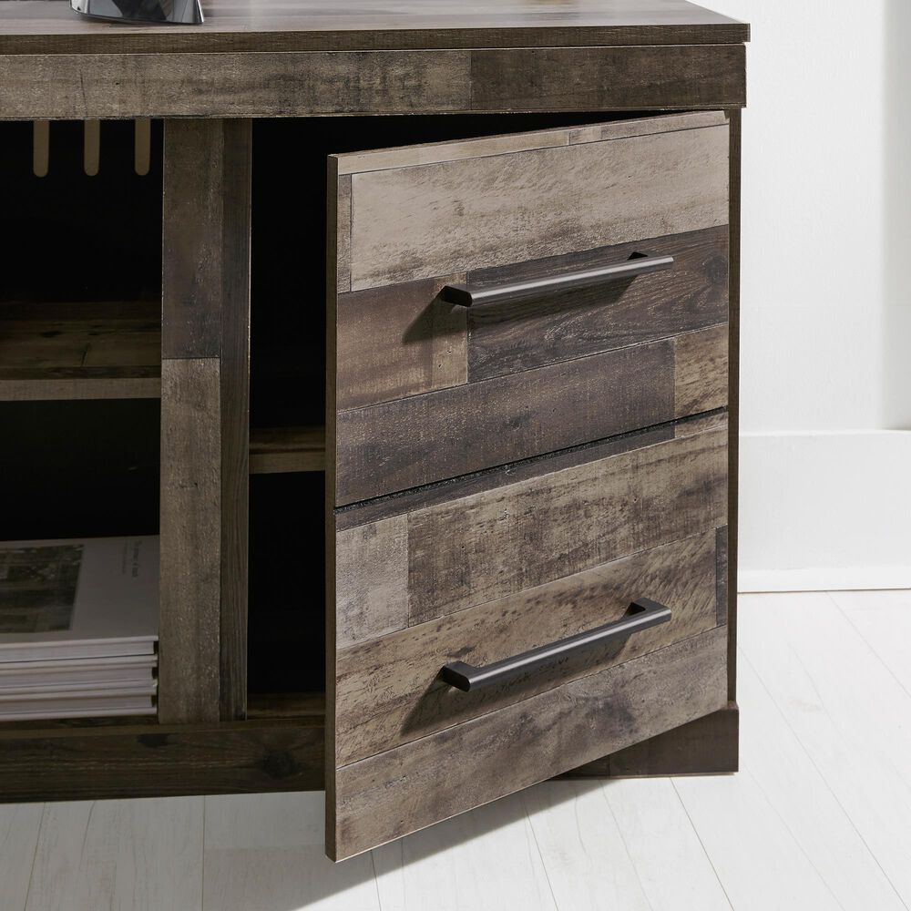 Ashley Derekson 60&quot; TV Stand in Multi Gray, , large
